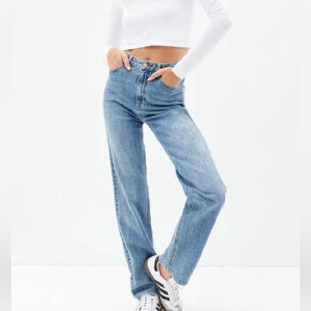 PacSun Stretch Dad Jeans Light Indigo